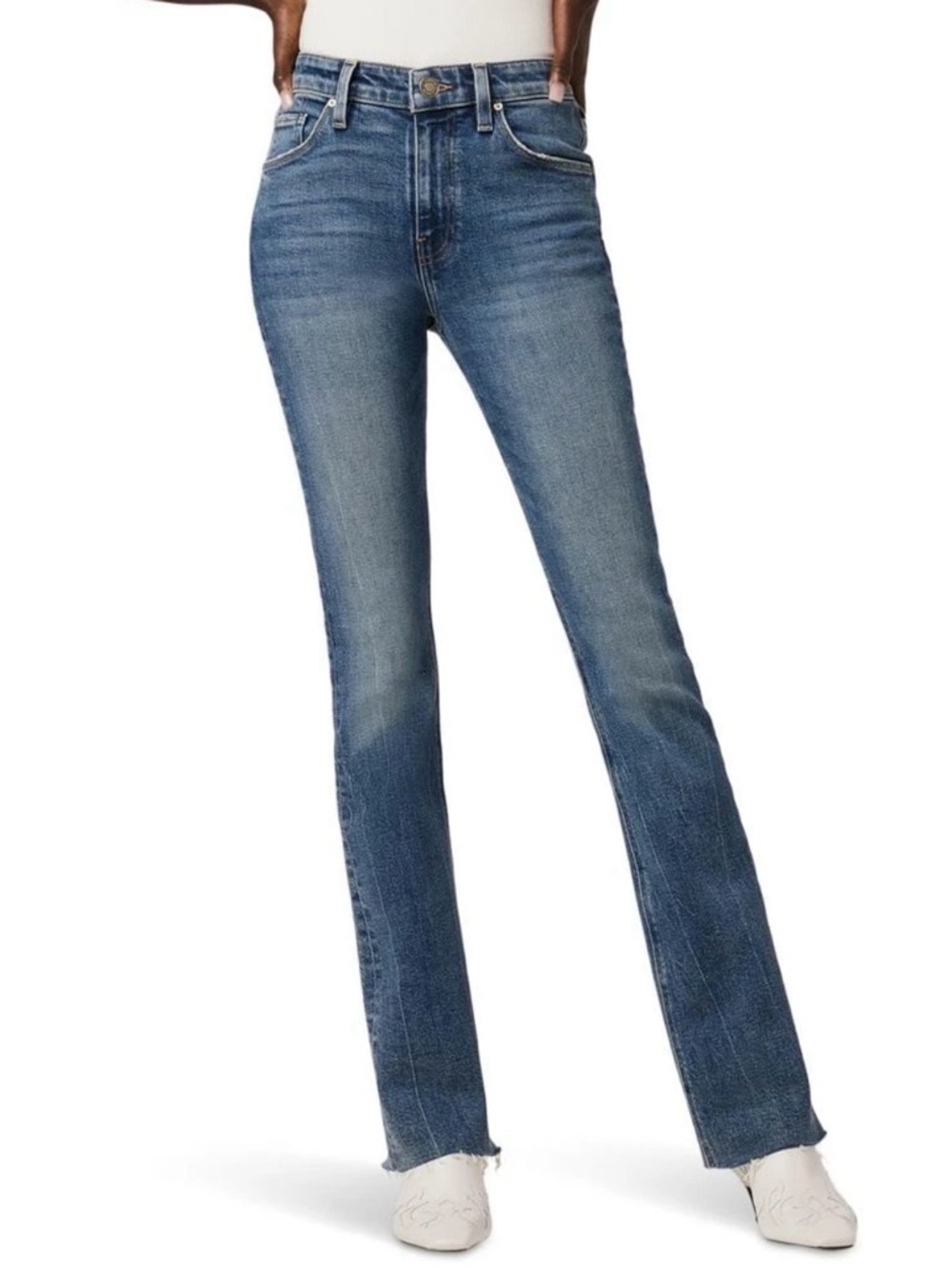 Hudson Barbara High Rise Baby Boot Jeans Starfish 27